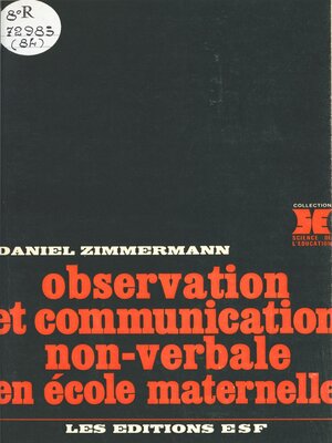 cover image of Observation et communication non-verbale en école maternelle